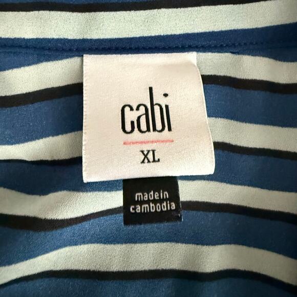 Cabi Style 6318 Chevron Sleeveless Blouse Size X‎ Large - Picture 9 of 10